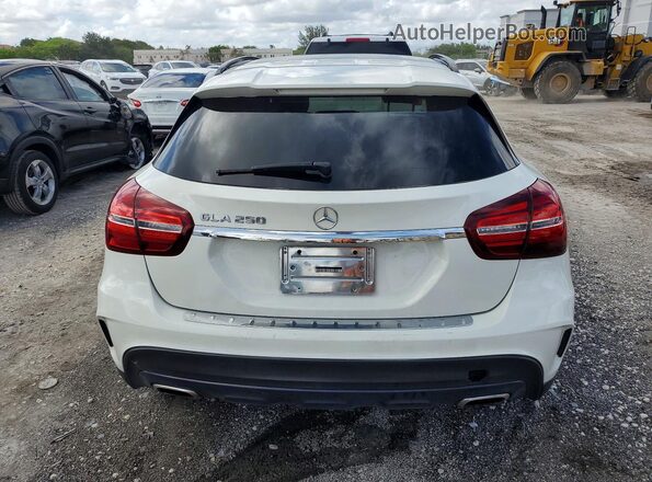 WDCTG4EB0JJ406859 2018 MERCEDES-BENZ GLA White Widok z tyłu