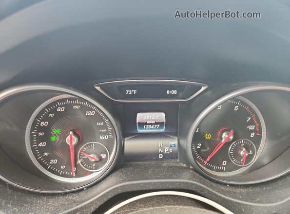 WDCTG4EB0JJ450098 2018 MERCEDES-BENZ GLA Black Вид щитка приладів