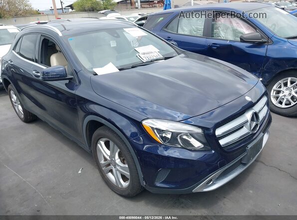 WDCTG4EB1HJ305713 2017 MERCEDES-BENZ GLA 250 Синий Передняя правая четверть
