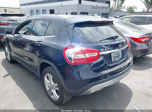 WDCTG4EB1HJ305713 2017 MERCEDES-BENZ GLA 250 Синий Задняя левая четверть
