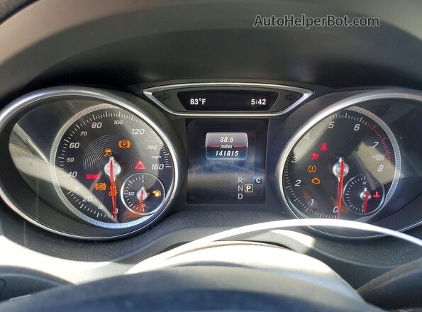 WDCTG4EB1JJ461496 2018 MERCEDES-BENZ GLA Синий Вид щитка приборов