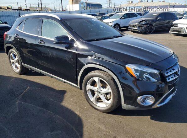 WDCTG4EB1KU013453 2019 MERCEDES-BENZ GLA Черный Передняя правая четверть