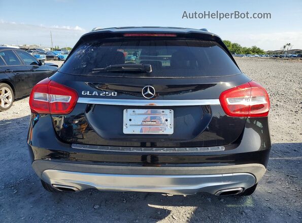 WDCTG4EB3GJ225831 2016 MERCEDES-BENZ GLA Черный Вид сзади