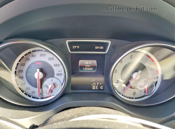 WDCTG4EB3GJ225831 2016 MERCEDES-BENZ GLA Черный Вид щитка приборов