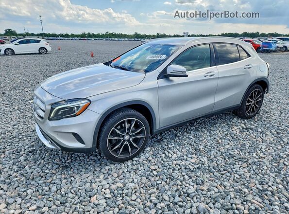 WDCTG4EB3HJ353374 2017 MERCEDES-BENZ GLA Silver წინა მარცხენა ხედი სამი მეოთხედიდან