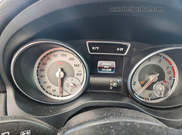 WDCTG4EB3HJ353374 2017 MERCEDES-BENZ GLA Silver ხელსაწყოთა პანელის ხედი