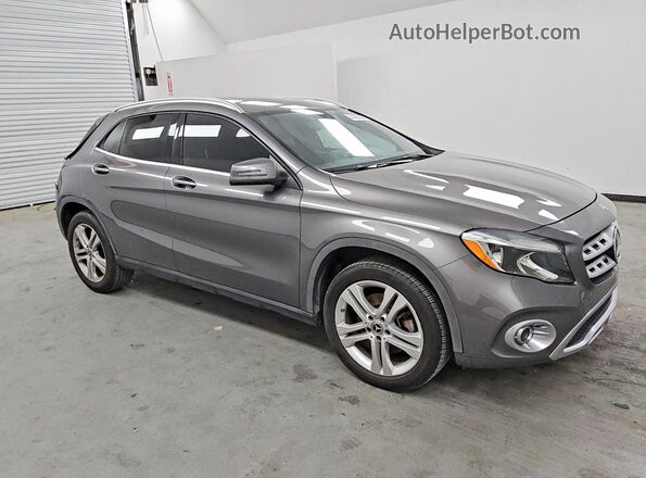 WDCTG4EB4LJ650193 2020 MERCEDES-BENZ GLA Серый Передняя правая четверть