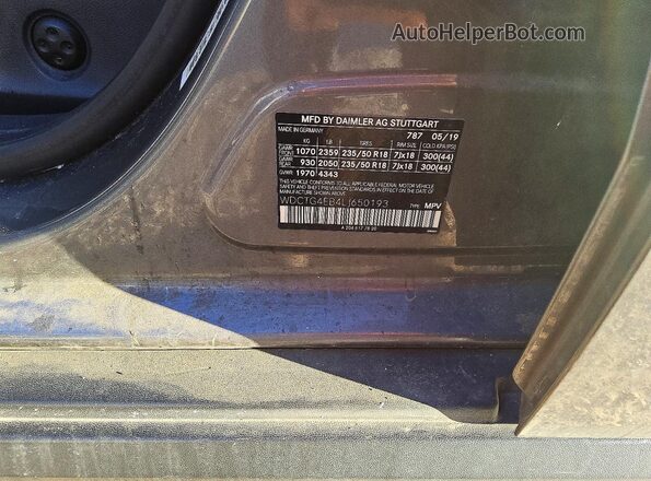 WDCTG4EB4LJ650193 2020 MERCEDES-BENZ GLA Серый Вид подкапотного пространства