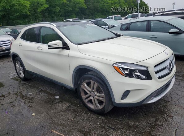 WDCTG4EB5GJ205645 2016 MERCEDES-BENZ GLA Белый Передняя правая четверть