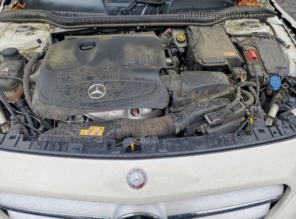 WDCTG4EB5GJ205645 2016 MERCEDES-BENZ GLA Белый Вид задней части салона