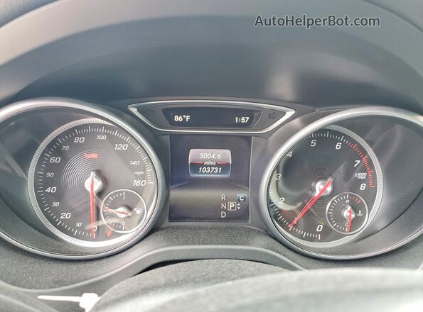 WDCTG4EB5JJ444426 2018 MERCEDES-BENZ GLA Gray Вид щитка приладів