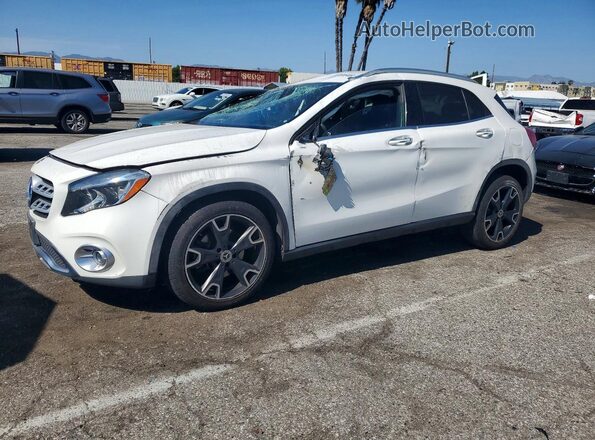 WDCTG4EB5KU010569 2019 MERCEDES-BENZ GLA Белый Передняя левая четверть