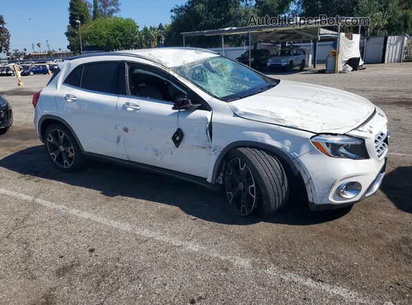 WDCTG4EB5KU010569 2019 MERCEDES-BENZ GLA Белый Передняя правая четверть