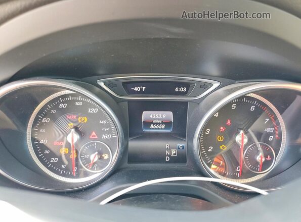 WDCTG4EB6JJ380249 2018 MERCEDES-BENZ GLA Black Widok zestawu wskaźników