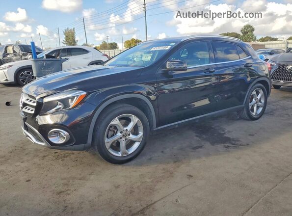 WDCTG4EB7JJ530353 2018 MERCEDES-BENZ GLA Черный Передняя левая четверть