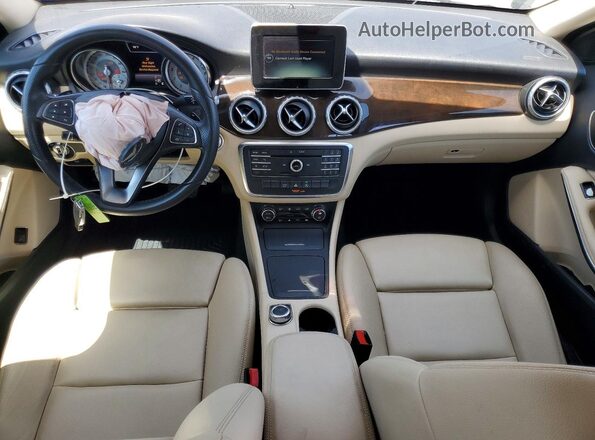 WDCTG4EB9GJ198733 2016 MERCEDES-BENZ GLA Brown Dashboard view