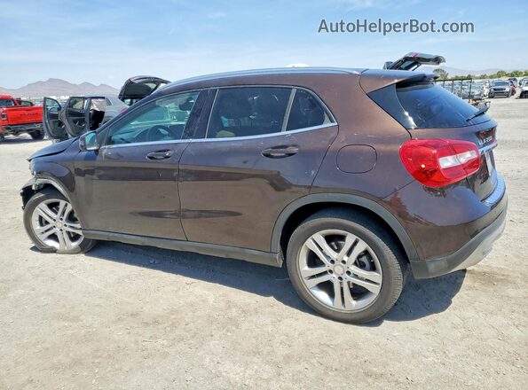 WDCTG4EB9GJ198733 2016 MERCEDES-BENZ GLA Brown Rear left