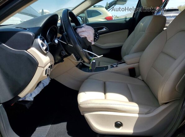 WDCTG4EB9GJ198733 2016 MERCEDES-BENZ GLA Brown Front interior view