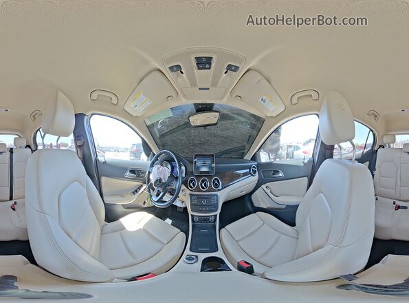 WDCTG4EB9GJ198733 2016 MERCEDES-BENZ GLA Brown 360 interior view