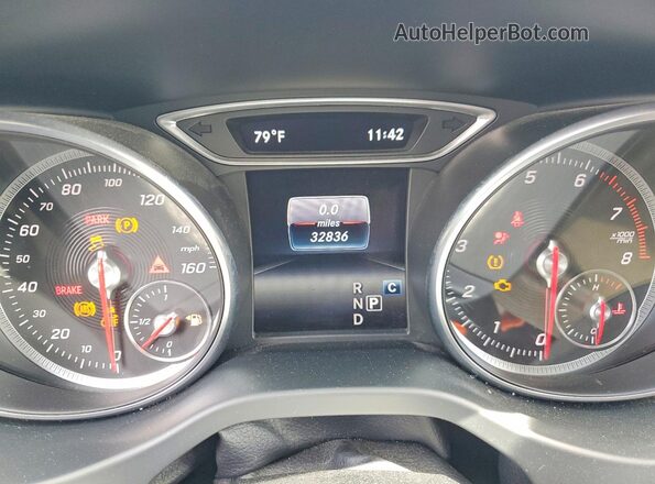 WDCTG4EB9KU018738 2019 MERCEDES-BENZ GLA Black Instrument cluster view