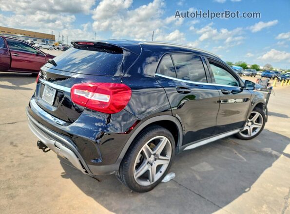 WDCTG4EBXHJ307038 2017 MERCEDES-BENZ GLA Черный Задняя правая четверть