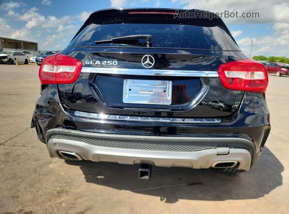 WDCTG4EBXHJ307038 2017 MERCEDES-BENZ GLA Черный Вид сзади