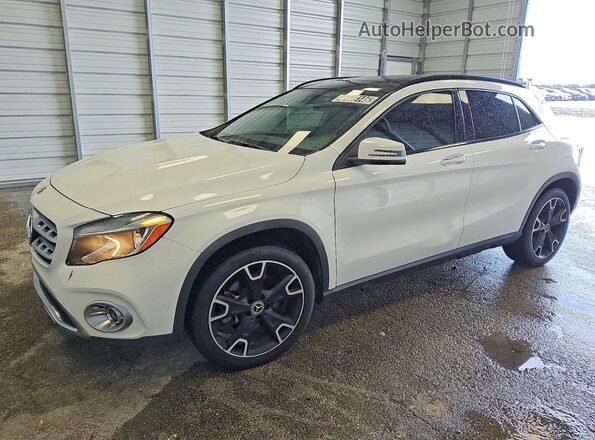 WDCTG4EBXLU027613 2020 MERCEDES-BENZ GLA Белый Передняя левая четверть