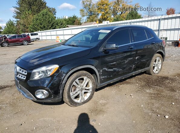 WDCTG4GB4JJ442941 2018 MERCEDES-BENZ GLA Черный Передняя левая четверть