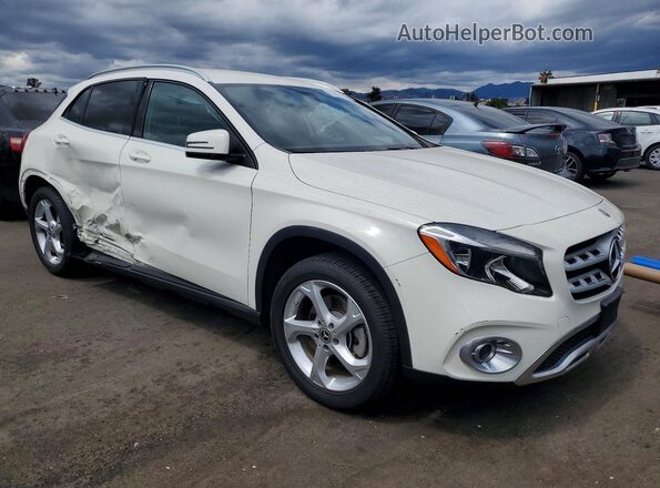 WDCTG4GB9JJ428565 2018 MERCEDES-BENZ GLA Белый Передняя правая четверть