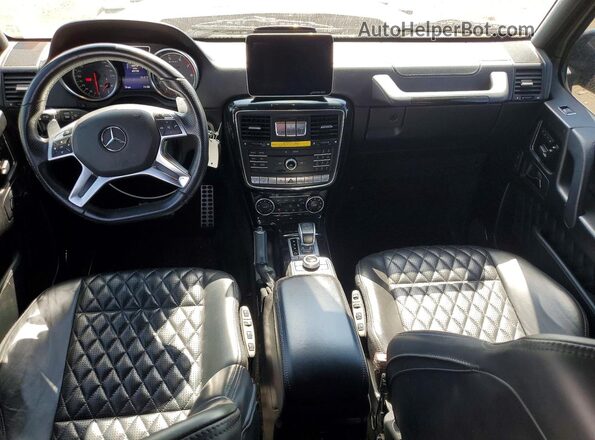 WDCYC7DF2HX265968 2017 MERCEDES-BENZ G-CLASS Black Widok deski rozdzielczej