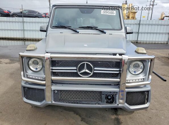 WDCYC7DF8GX246212 2016 MERCEDES-BENZ G-CLASS Gray Front view