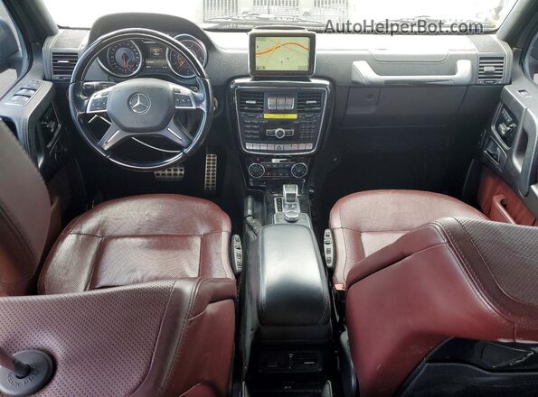 WDCYC7DF8GX246212 2016 MERCEDES-BENZ G-CLASS Gray Dashboard view
