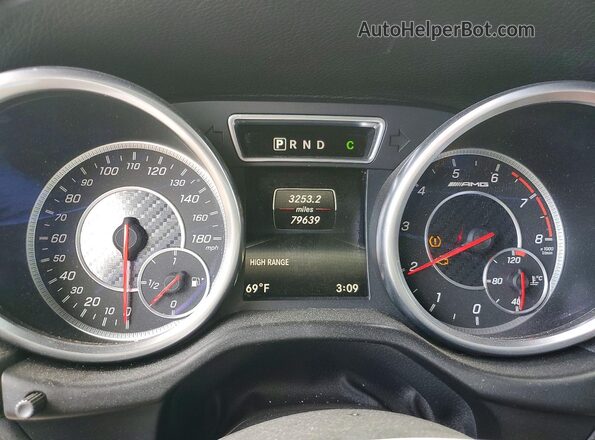 WDCYC7DF8GX246212 2016 MERCEDES-BENZ G-CLASS Gray Instrument cluster view