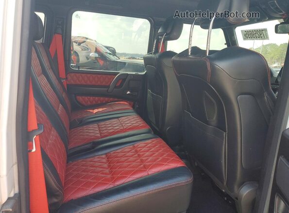 WDCYC7DHXJX287983 2018 MERCEDES-BENZ G-CLASS White Rear interior view