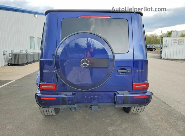 WDCYC7HJ0KX319225 2019 MERCEDES-BENZ G-CLASS Синий Вид сзади