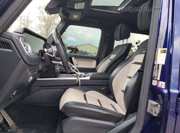 WDCYC7HJ0KX319225 2019 MERCEDES-BENZ G-CLASS Синий Вид салона спереди