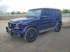 2019 Mercedes-benz G 63 Amg Синий vin: WDCYC7HJ0KX319225