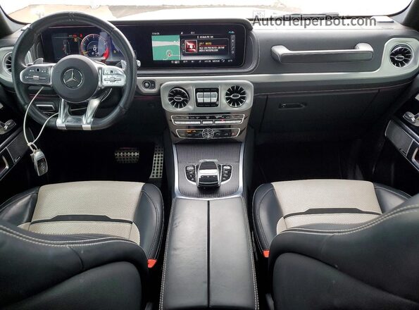 WDCYC7HJ0KX319225 2019 MERCEDES-BENZ G-CLASS Синий Вид панели приборов