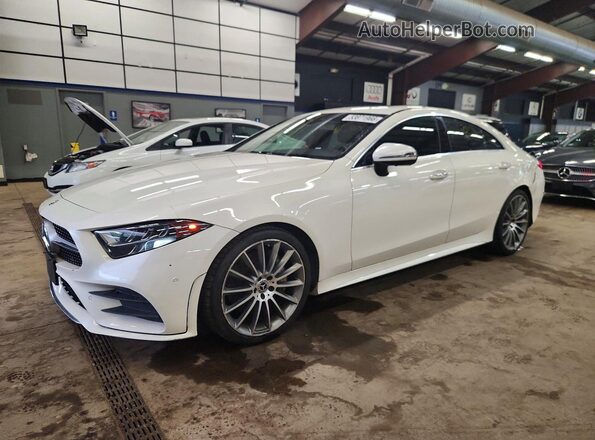 WDD2J5JB2KA046371 2019 MERCEDES-BENZ CLS-CLASS Белый Передняя левая четверть