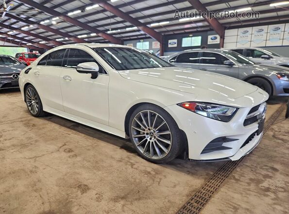 WDD2J5JB2KA046371 2019 MERCEDES-BENZ CLS-CLASS Белый Передняя правая четверть