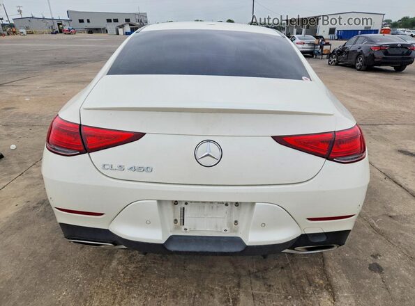 WDD2J5JB3KA028509 2019 MERCEDES-BENZ CLS-CLASS White Вид ззаду