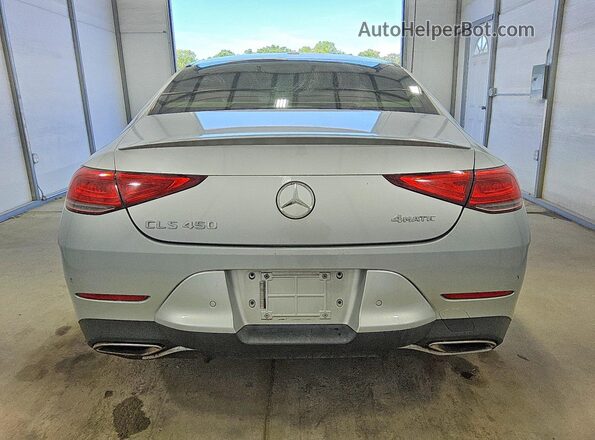WDD2J5JB9KA027722 2019 MERCEDES-BENZ CLS-CLASS Silver Widok z tyłu