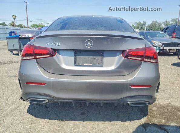 WDD3G4EB0KW012472 2019 MERCEDES-BENZ A Silver უკანა ხედი