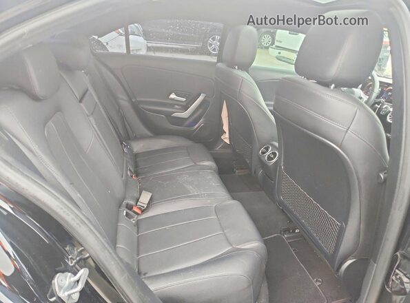 WDD3G4EB3LW037710 2020 MERCEDES-BENZ A Black Vista de los asientos traseros