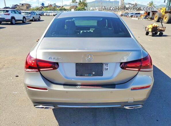 WDD3G4EB4KW028674 2019 MERCEDES-BENZ A Gray Vista trasera