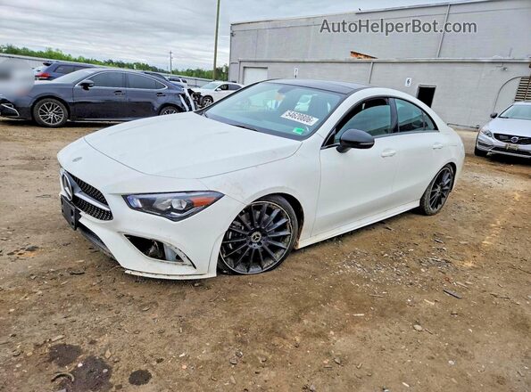 WDD5J4HB8LN028058 2020 MERCEDES-BENZ CLA-CLASS Белый Передняя левая четверть