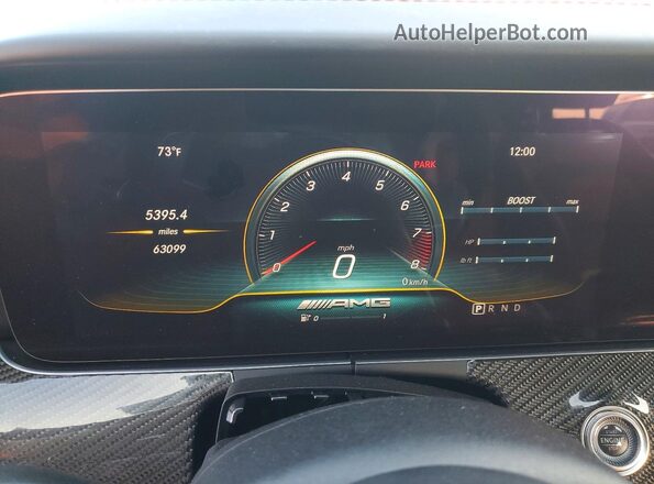 WDD7X8KB3KA001749 2019 MERCEDES-BENZ AMG Black Vista del cuadro de instrumentos