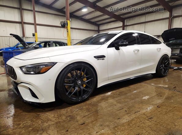 WDD7X8KB4KA006748 2019 MERCEDES-BENZ AMG White Առջևի ձախ երեք քառորդ տեսարան