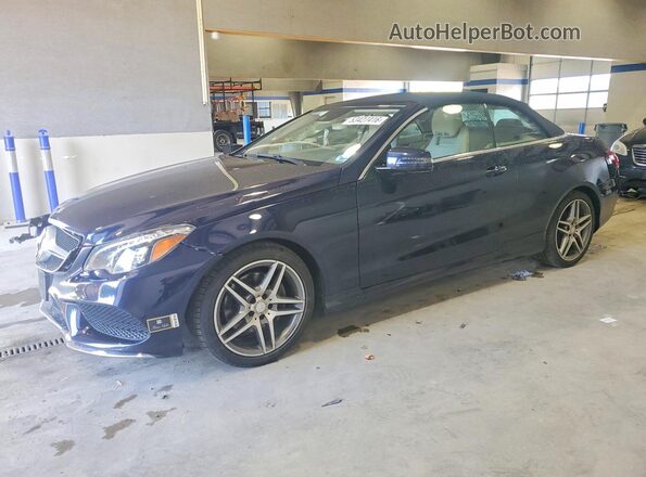WDDKK6FFXGF342215 2016 MERCEDES-BENZ E Синий Передняя левая четверть