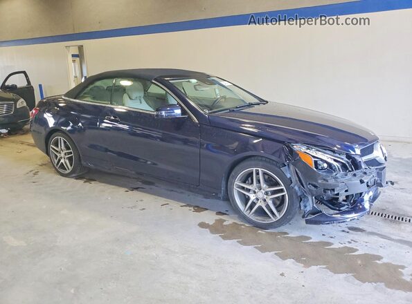 WDDKK6FFXGF342215 2016 MERCEDES-BENZ E Синий Передняя правая четверть